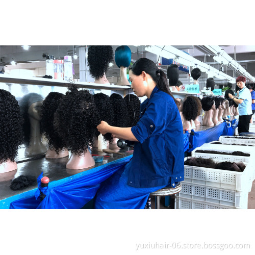 HD Transparent Lace Front wigs for Black women Wholesale Natural color Brazilian Human hair wigs Straight remy hair wigs